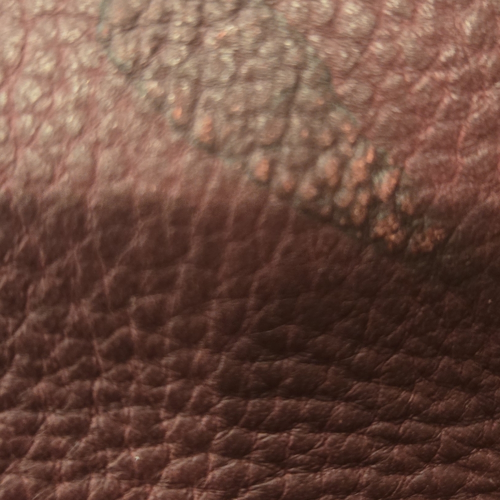 Isaac Mizrahi Burgundy Leather Handbag - Picture 6 of 6